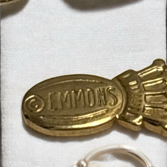 Vintage Emmons Textured Gold Tone Wave Design Choker/Necklace 14”+3.5” - Picture 5 of 11